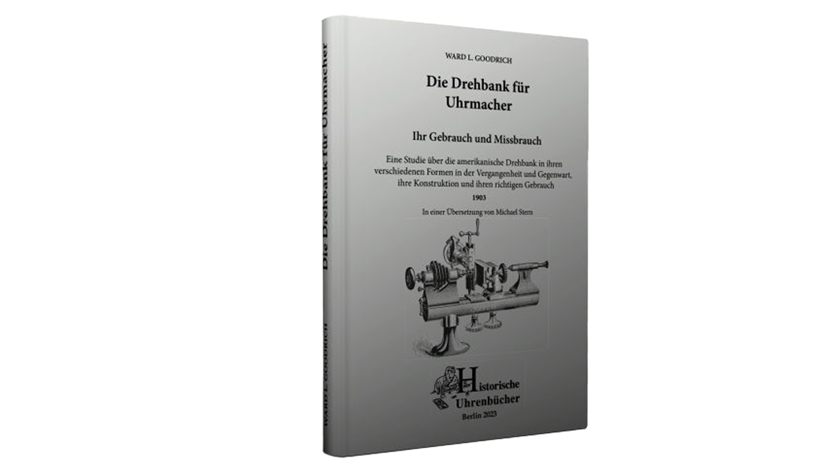 Livre spécialisé  "Die Drehbank für Uhrmacher" (Le tour pour horlogers ), allemand
