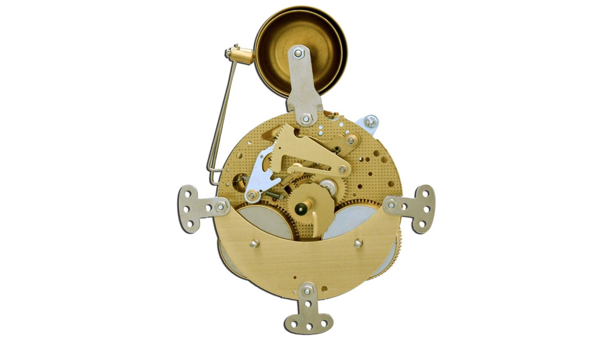 Mouvement mécanique pour des horloges, FHS 130-070, 2 cloches au dessus de Ø 42/46 mm