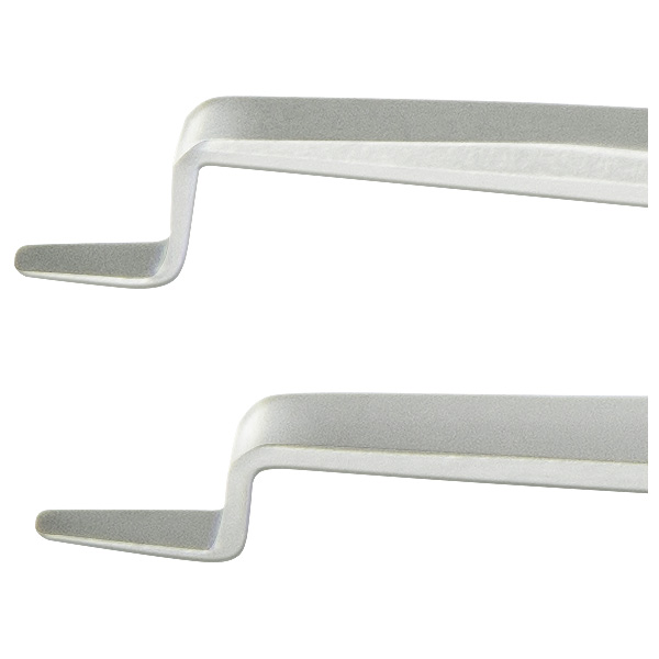 Bergeon 7026-PMC-2A brucelles coudées, pour poser et enlever les aiguilles