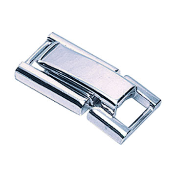 Fermoirs rhodiné 5,0 mm