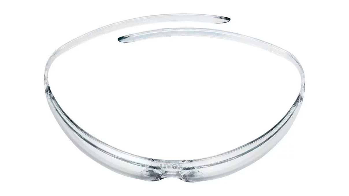Lunettes de protection pure fit, verres incolores, non traités, branches flexibles