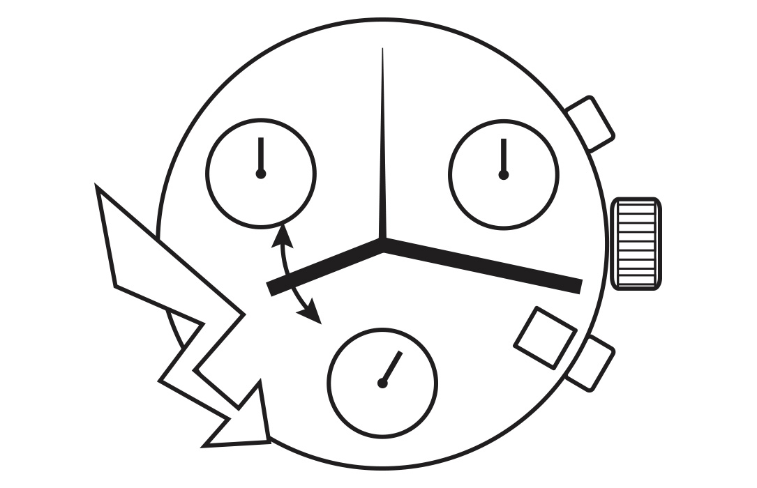 Mvt. ETA 251.474 H1 10 1/2''' DATE4, SUSP SC CHRONO Quartz (394 | SR936SW) - PowerDrive - ZB