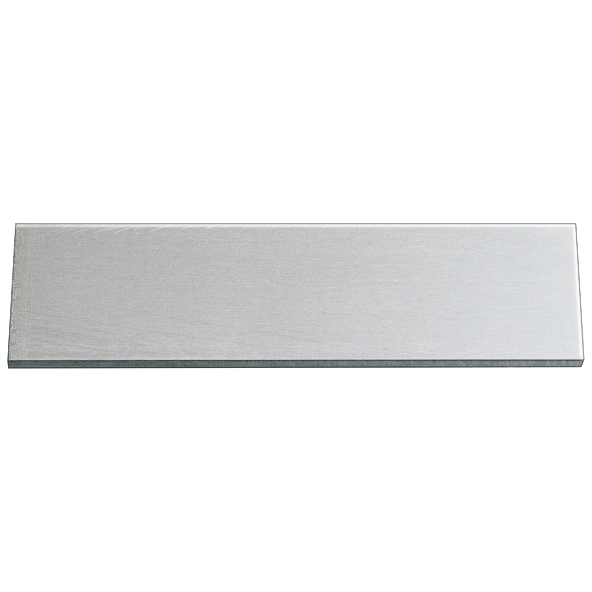 Plaque pour la gravure, aluminium rectangulaire 50 x 15 mm, épaisseur 1 mm, avec colle, sans forage