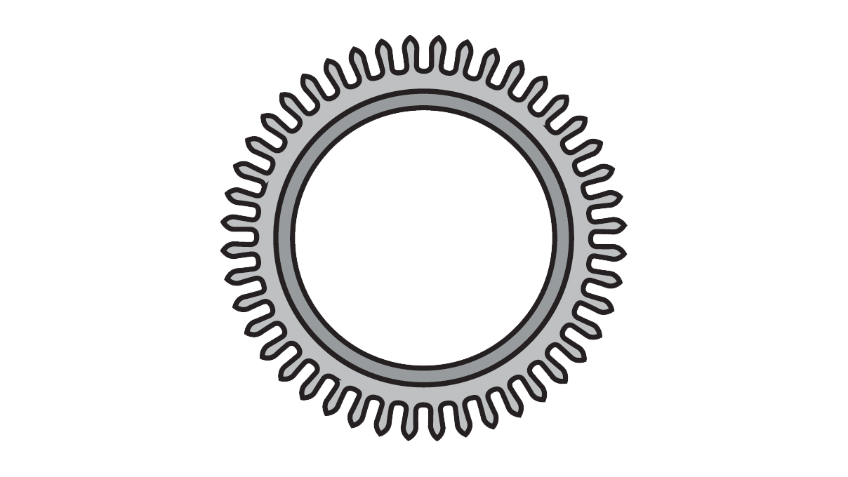 ETA00420.205111 Roue de couronne