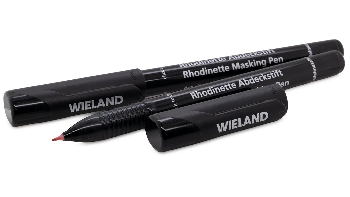 Rhodinette stylo de masquage, pointe fine, rouge, 2 pièces