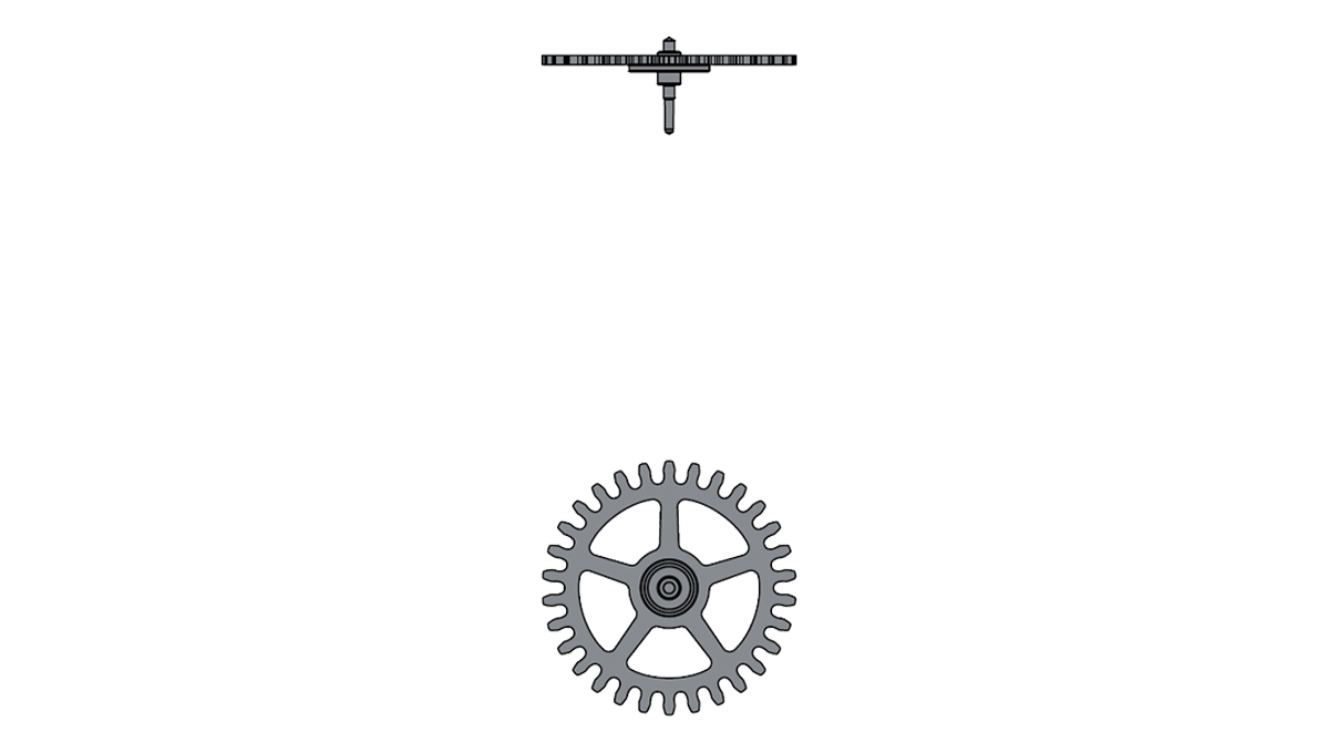3500200.7753.474587 Roue compteuse de minutes supplémentaire