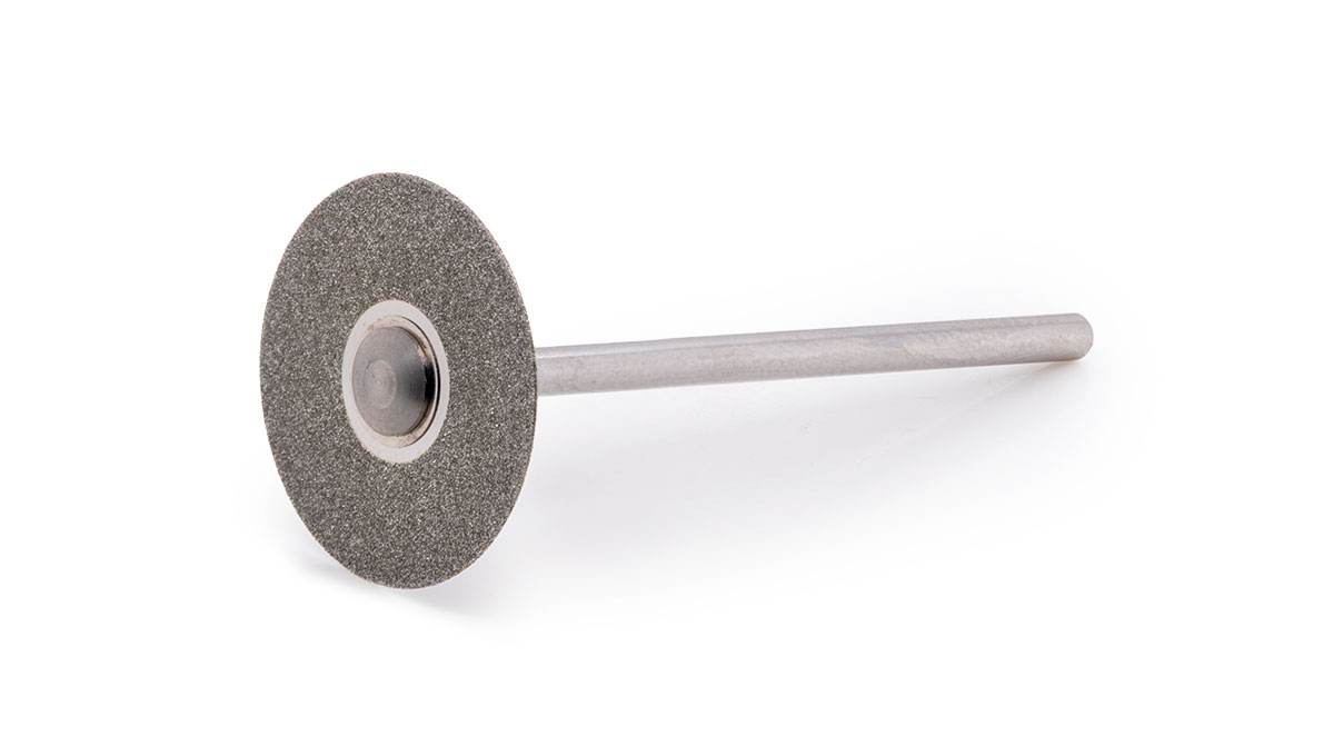 Lampert Meule diamantée, fine, Ø 22 mm, tige Ø 2,3 mm