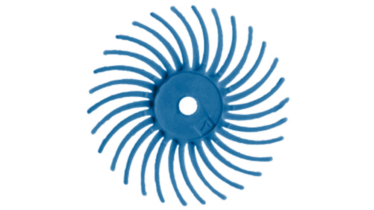 Habras disque de polissage, bleu, fin, Ø 19 mm, 4 pièces