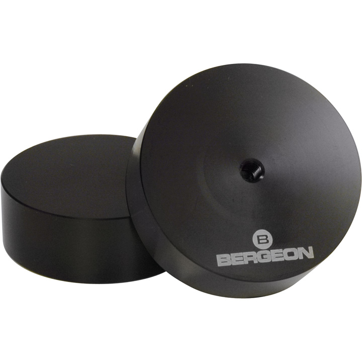 Bergeon 6527-6P Assortiment de 6 tasseaux en POM, filetage M6, épaisseur 14 mm
