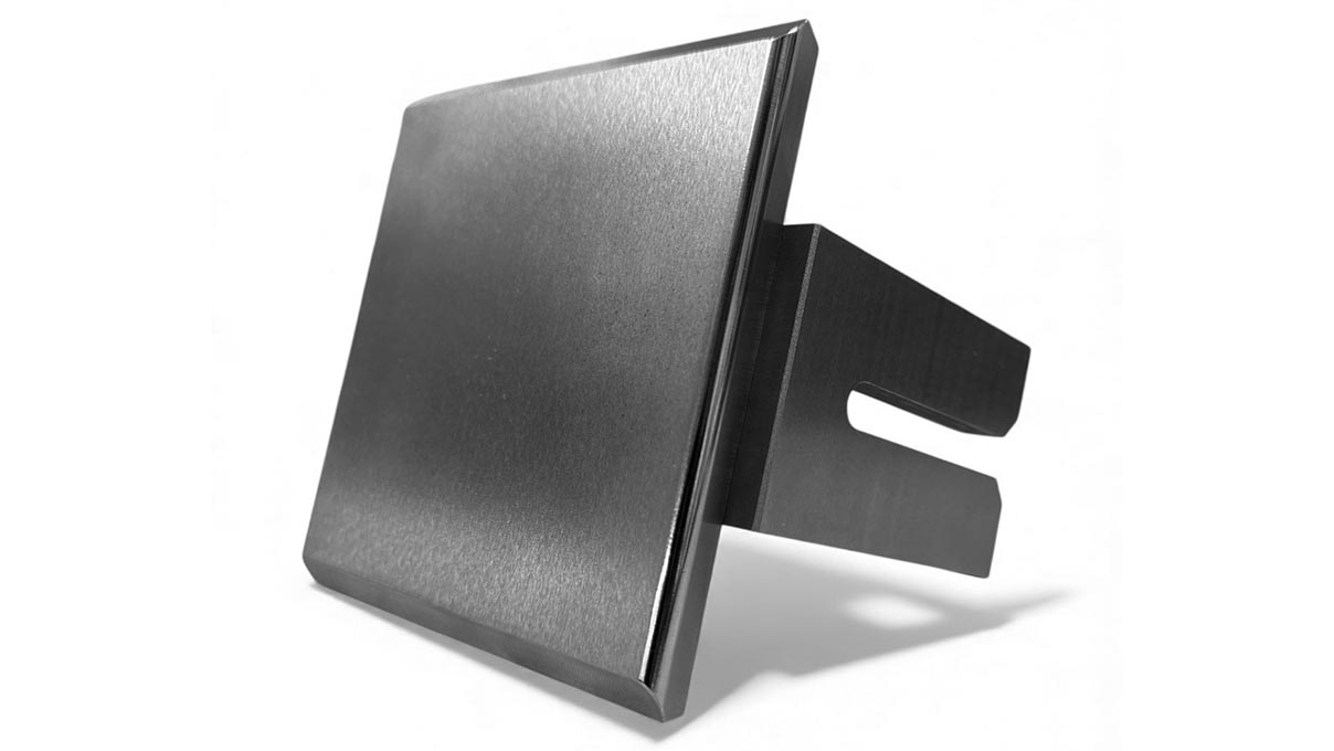 Micromecalp plaque arrière 3D à queue d’aronde pour boîtiers de montres de plongée avec protège-
couronne (Crownguard)