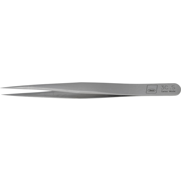 Beco Technic Brucelles forme 3C, très fin, pour des volutes, 110 mm, INOX