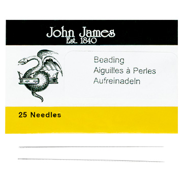 Aiguille à perles Milward, forte, environ 0,52 mm