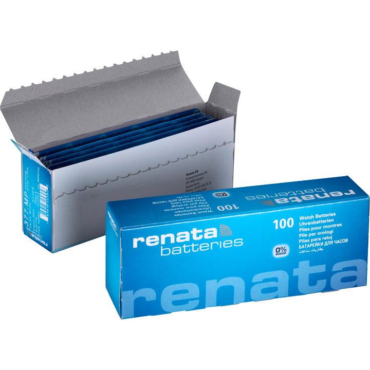 Renata pile 329 en Multipack, 0% mercure