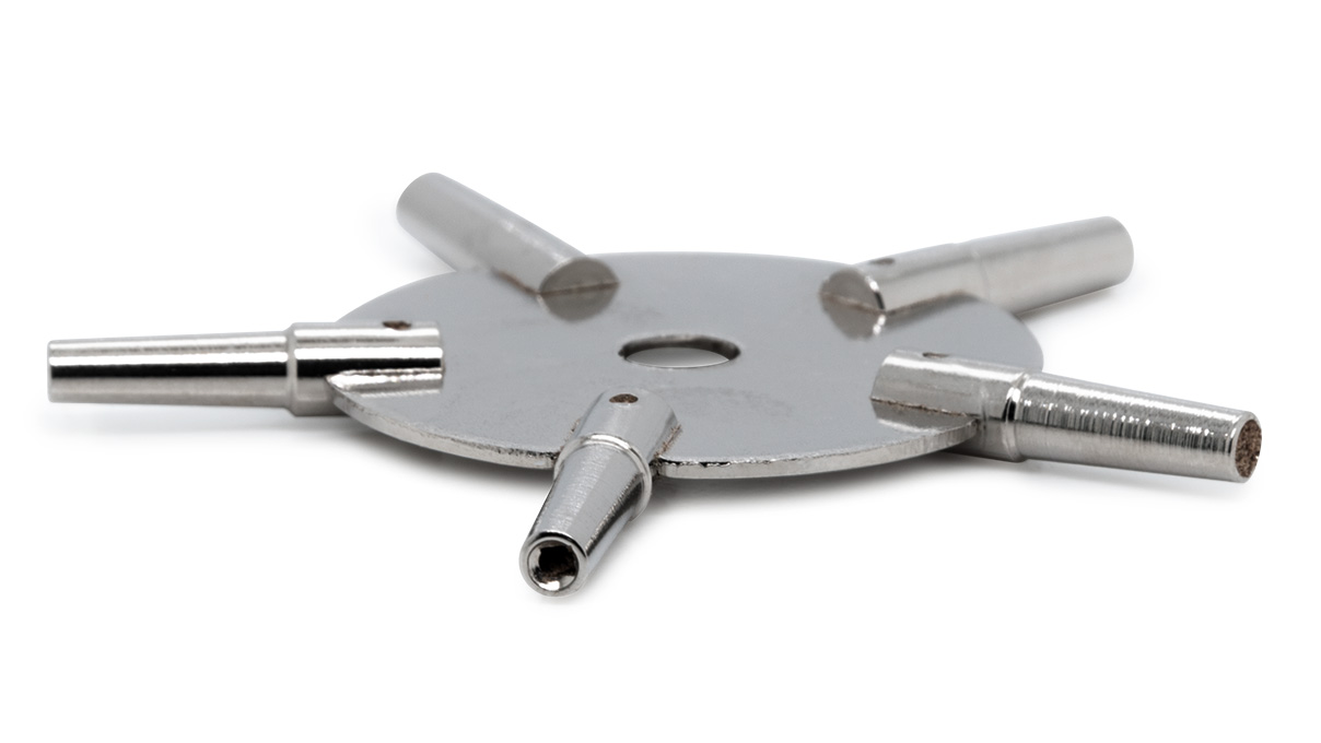 Clés en étoile pour montres de poche, tailles 3 | 5 | 7 | 9 | 11