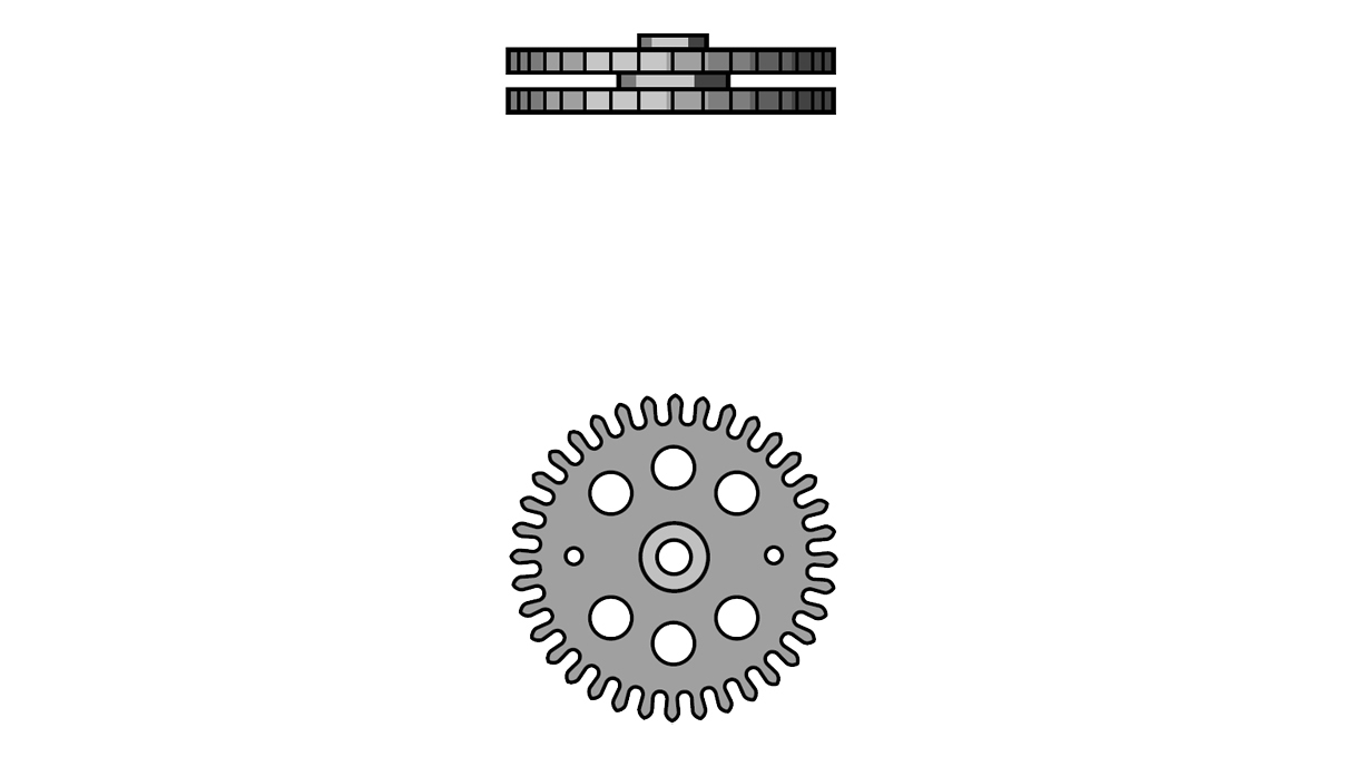 ETA01488.204911 Roue d'inversion