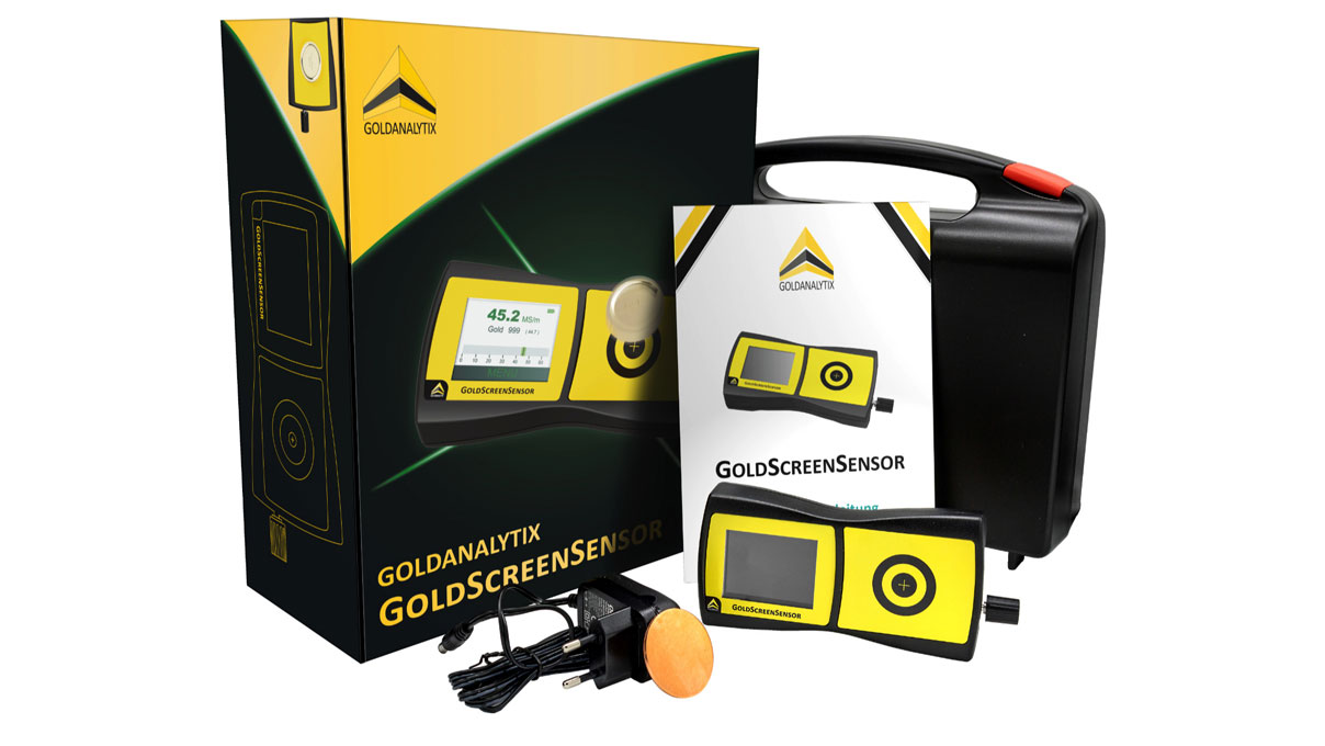GoldScreenSensor, testeur d'or compact pour pièces et lingots de ~1/4 once à 1 once