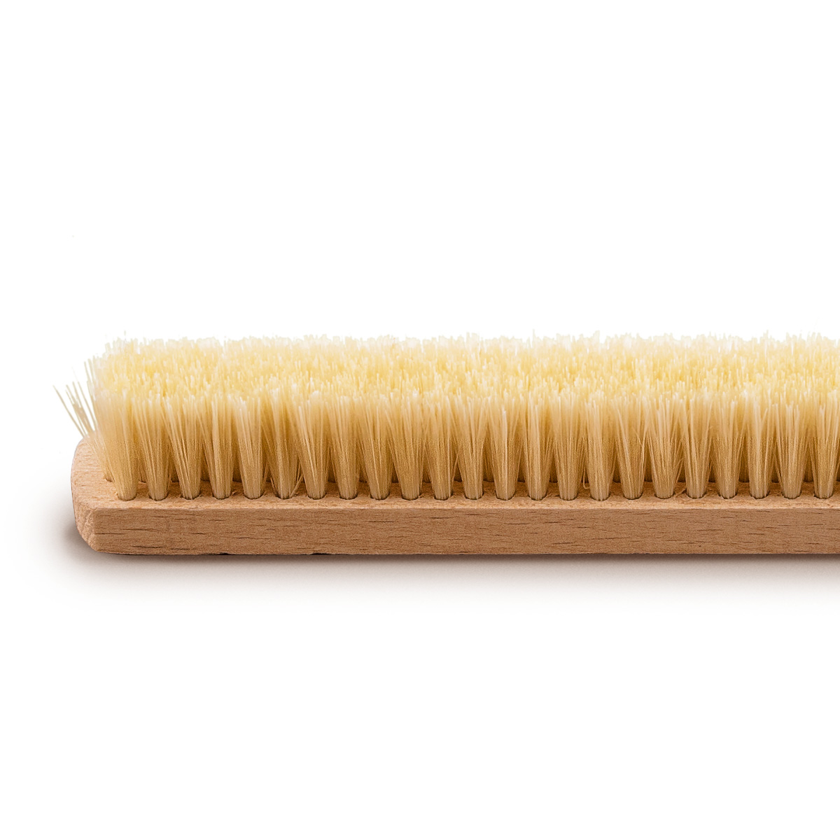 Brosse à main Glasgow 4 rangées poil blanc Ref.20 260 mm demi-rigide