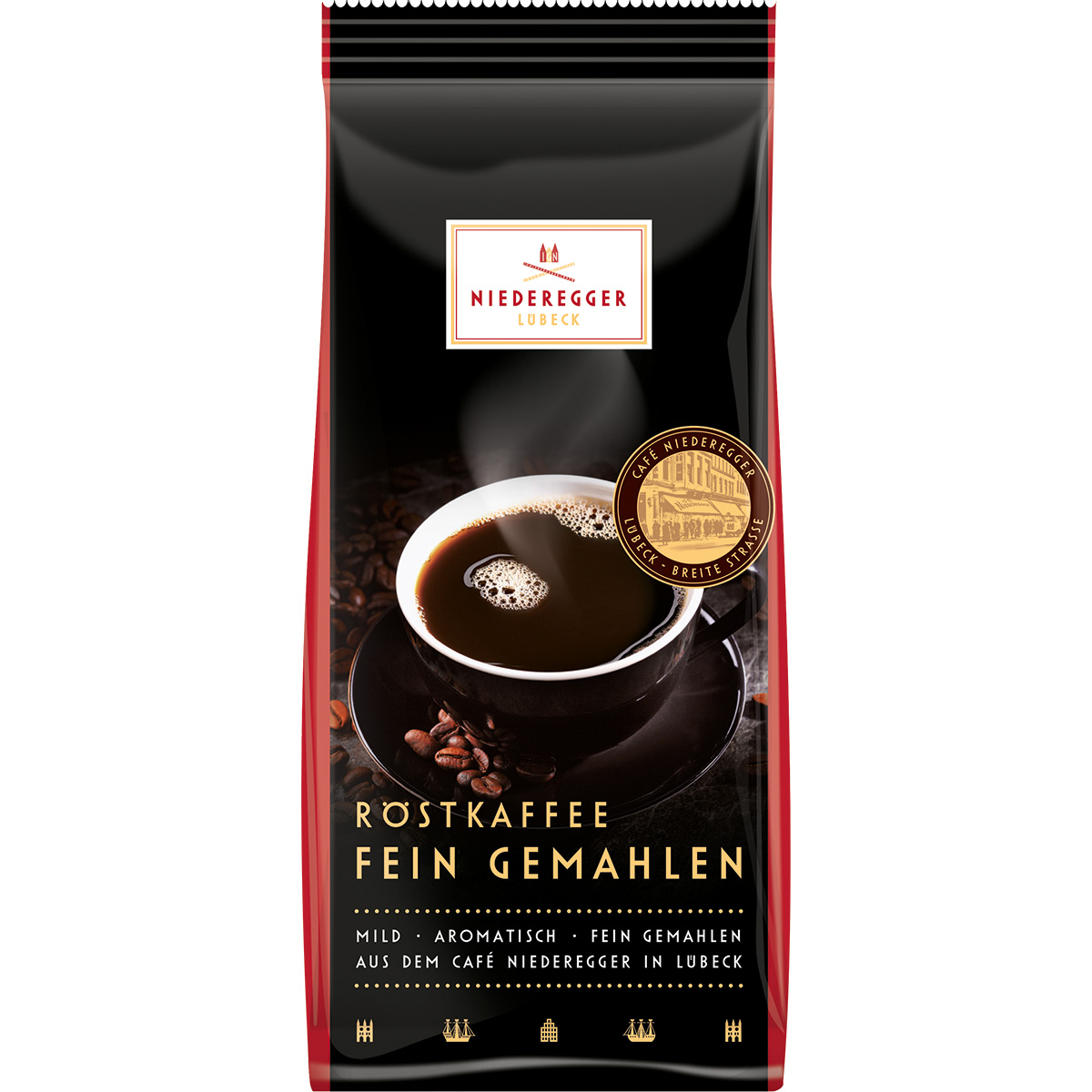 Niederegger café torréfié, moulu fin, 250 g