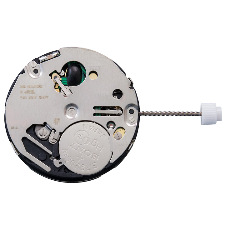 Mvt. ISA 9238.1970 10 1/2''' DATE3 DUAL TIME Quartz  (371)