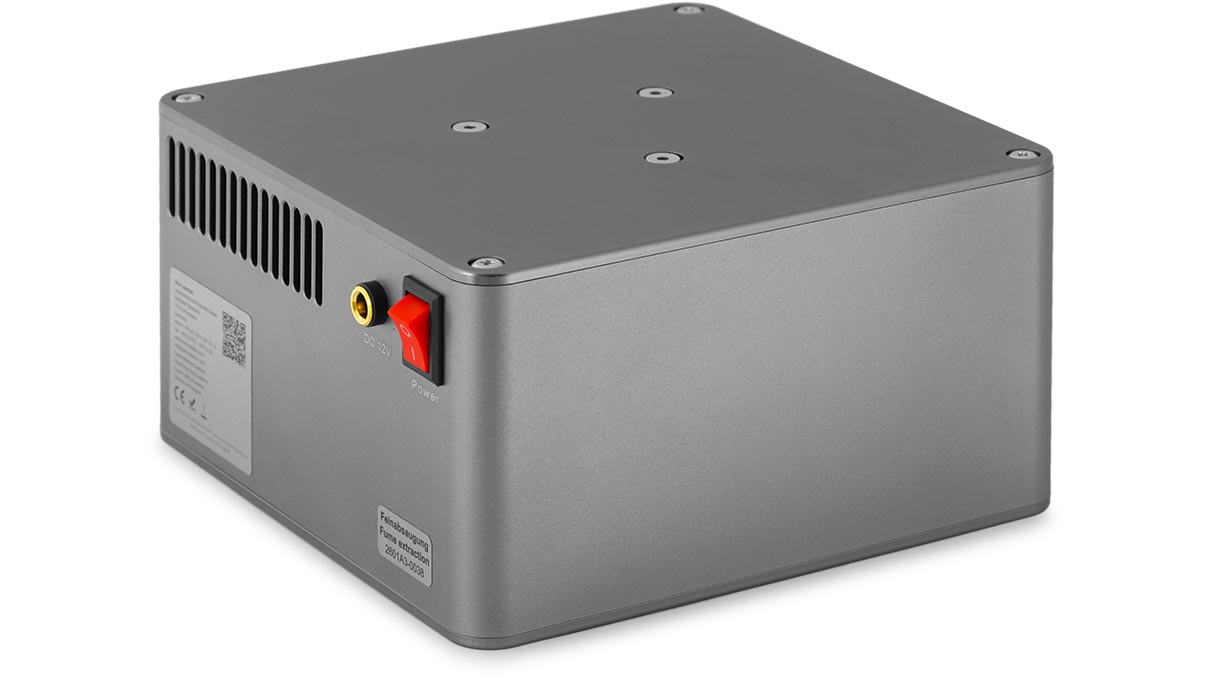 Aspiration des poussières fines pour le système laser de gravure SLC Mini