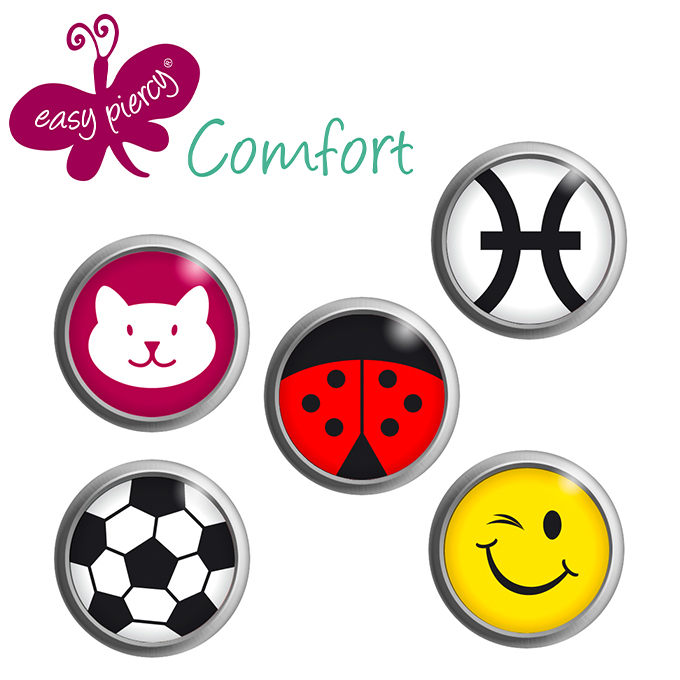 Boucles d'oreilles avec motifs