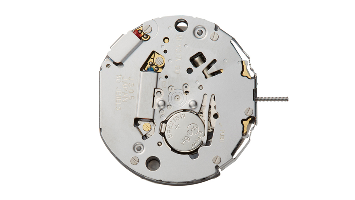 Mvt. Miyota JP15 12 1/2''' DATE3 SC, DUAL TIME, WEEK, HOUR Quartz