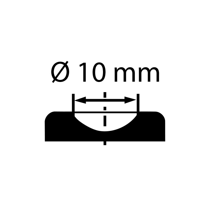 Bergeon 6885-V huilier, Ø 34 mm, vert, godet Ø 10 mm