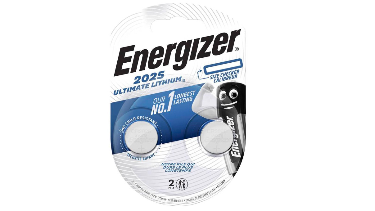 2 CR 2025 Ultimate Energizer Lithium dans un blister