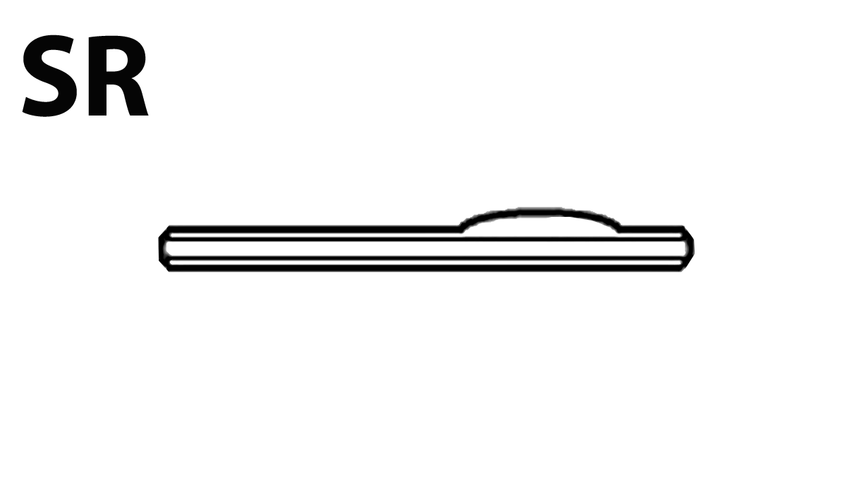 Verre saphir avec loupe pour 295C inclus joint D 30,6 H 2,5 mm