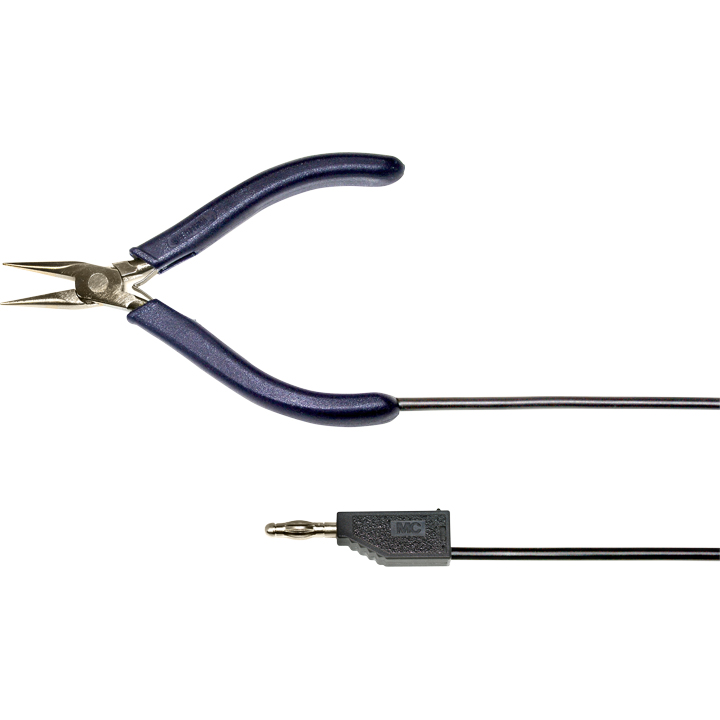 Pince pointu plat 130 mm pour Lampert PUK avec câble de connexion 100 cm