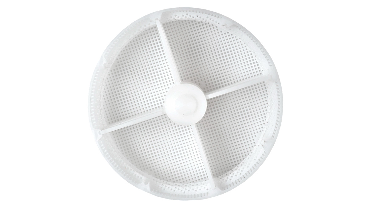 Panier, plastique, hauteur 24 mm, Ø 80 mm, 4 séparations