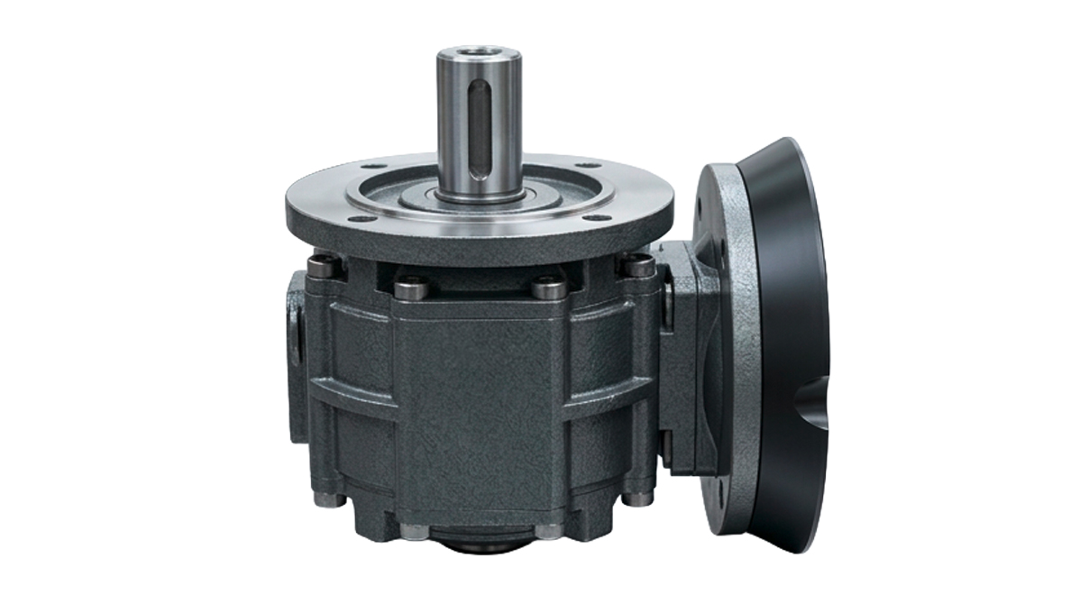 Renvoi d’angle horizontal avec rouleau d’entraînement Ø 40 mm pour machines Micromecalp, afin de
pouvoir faire pivoter l’unité de ponçage/satinage de 90°