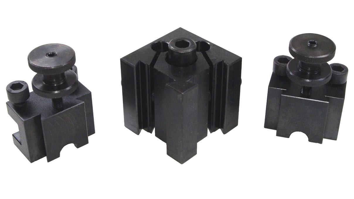 Proxxon Porte-outils multiples, porte-outils à changement rapide pour tour PD250/E