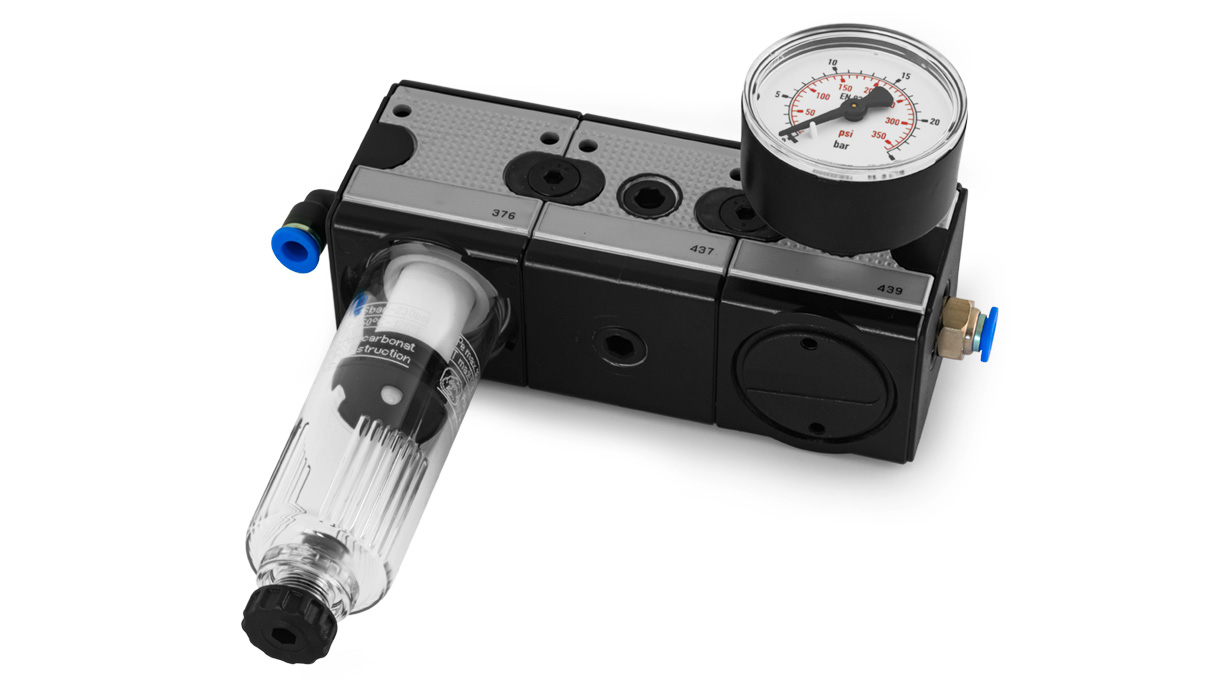 Unité de maintenance Multifix série 1, modèle standard, filetage G 1/4", raccord 6 mm