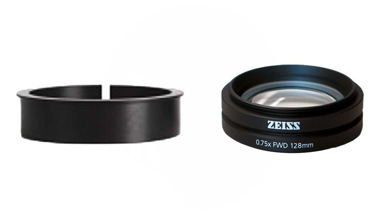 Zeiss Optique avant 0.75 FWD 128 mm, Stemi 305