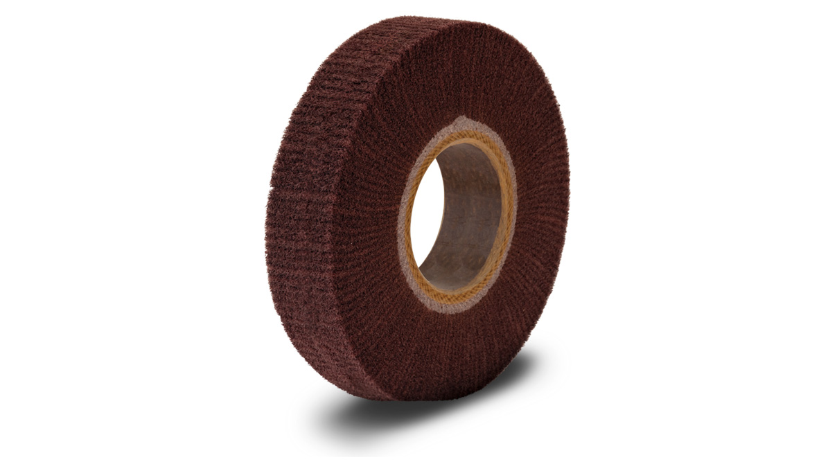 Lamellenbürste Scotch Brite CF-FB, Härte 7, Körnung AF (fein), 200 x 50 x 76 mm