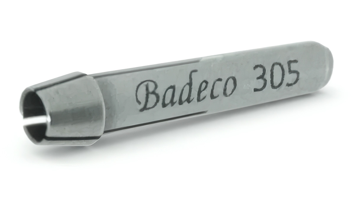 Badeco pince de serrage pour pièces à main à pince interchangeable, Ø 3,05 mm