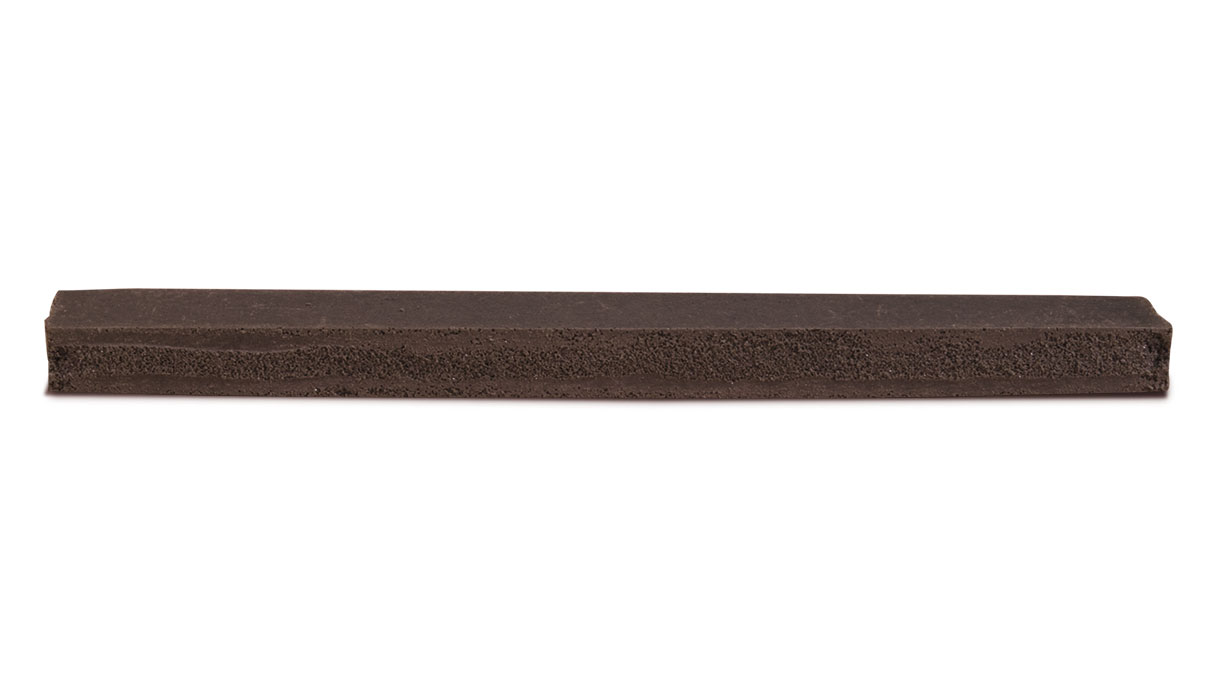 Cratex bâton de broyage, 25 x 9,5 x 150 mm, Taille du grain 90, Rectangulaire, Brun foncé