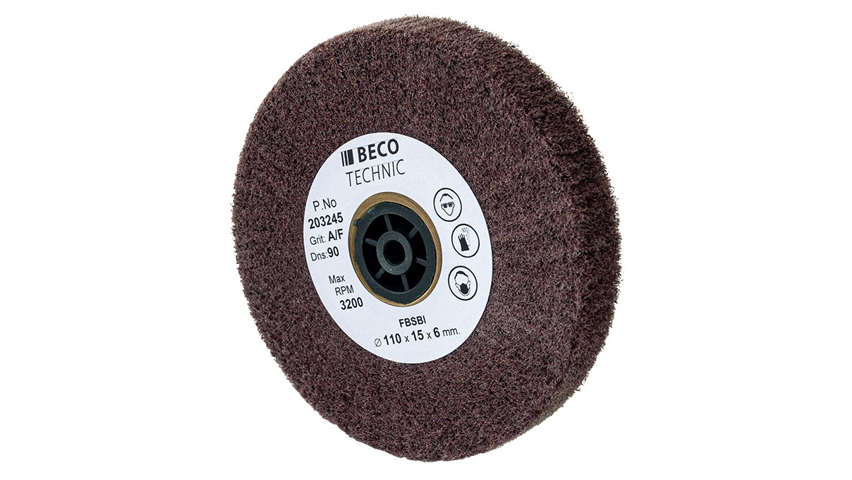 Satiflex disque abrasif  fin Ø 110 x 15 x 6 mm, aluminum oxide