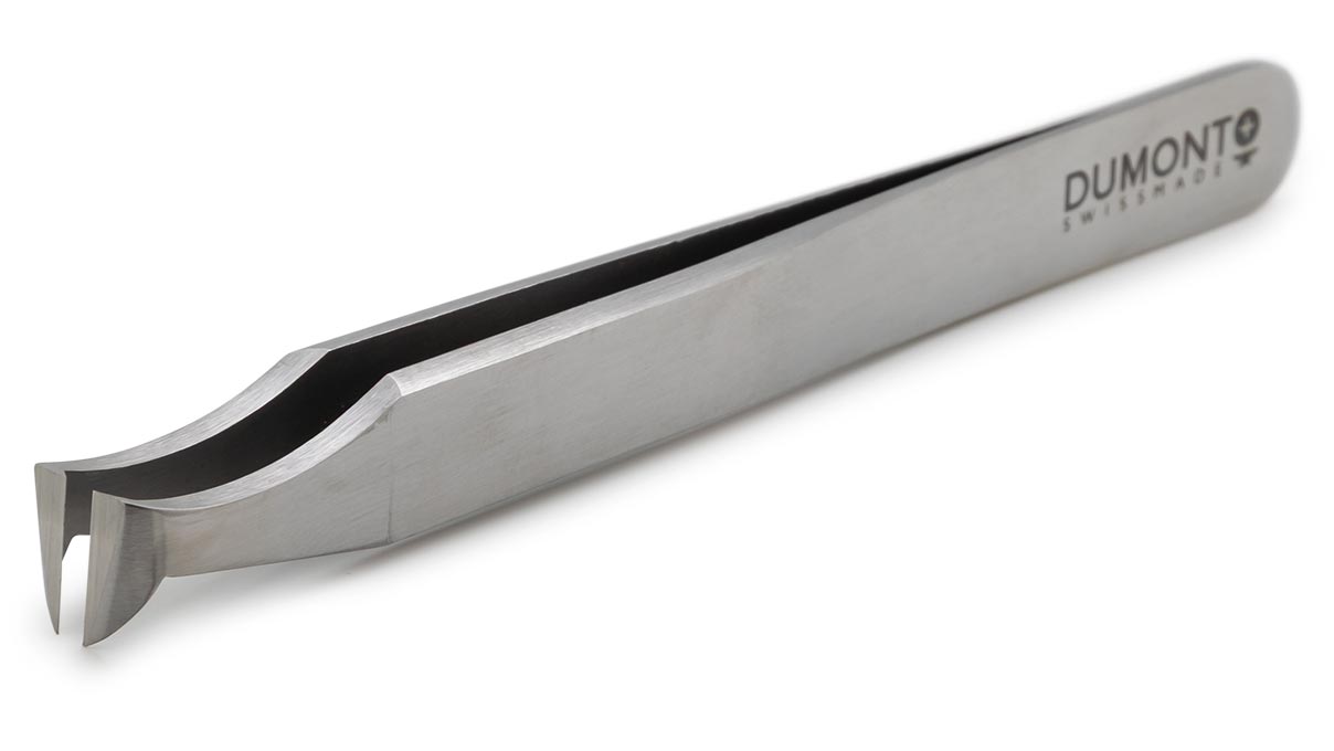 Dumont brucelles, Forme 15A, Acier au carbone, 115 mm