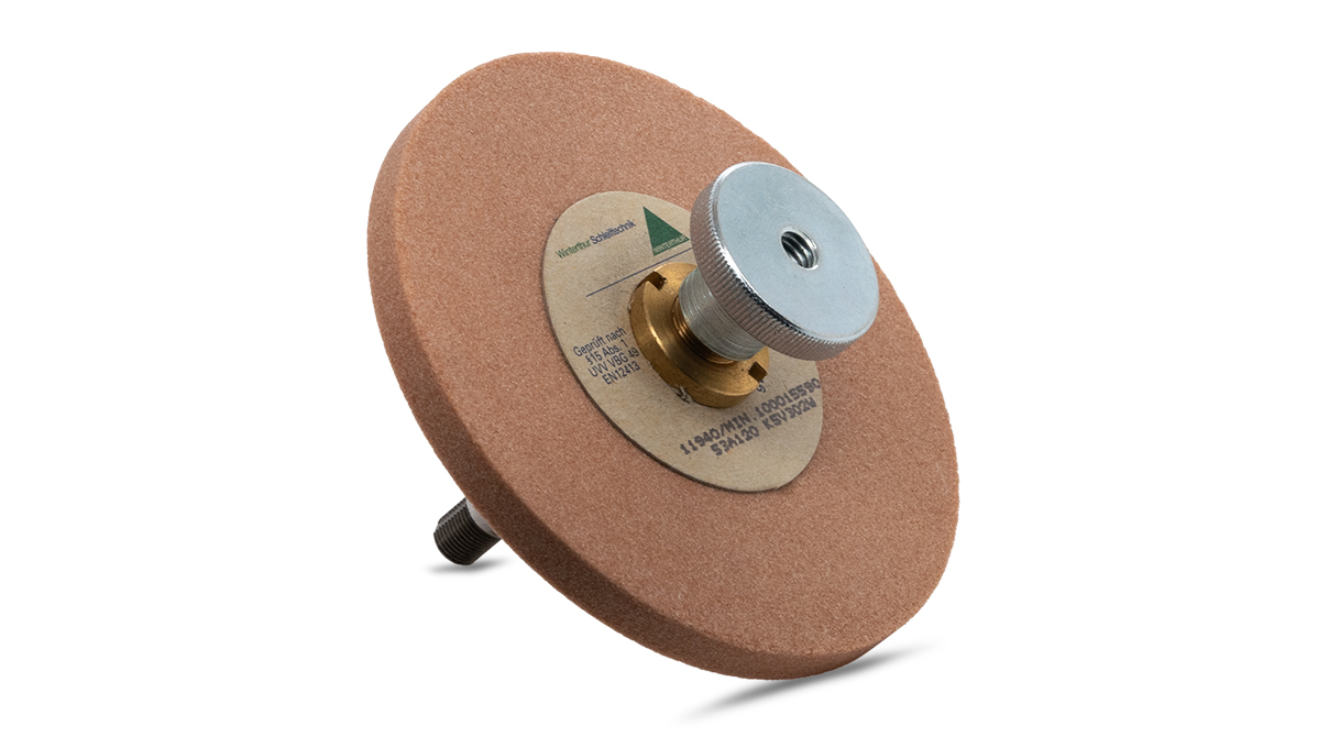 Horia TH 34 Meule mi-fine, avec porte-meule, fixation B8, Ø 80 mm