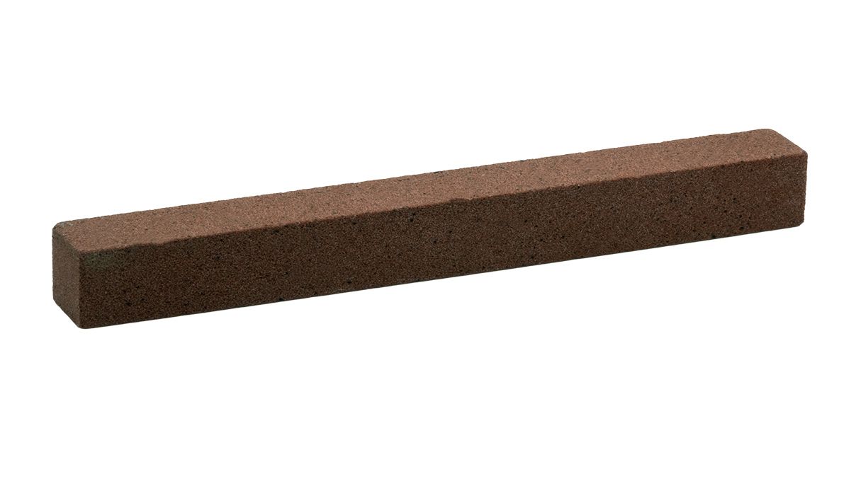 India pierre d'aiguisage, Carrée, 13 x 13 mm, Moyen, Longueur 100 mm