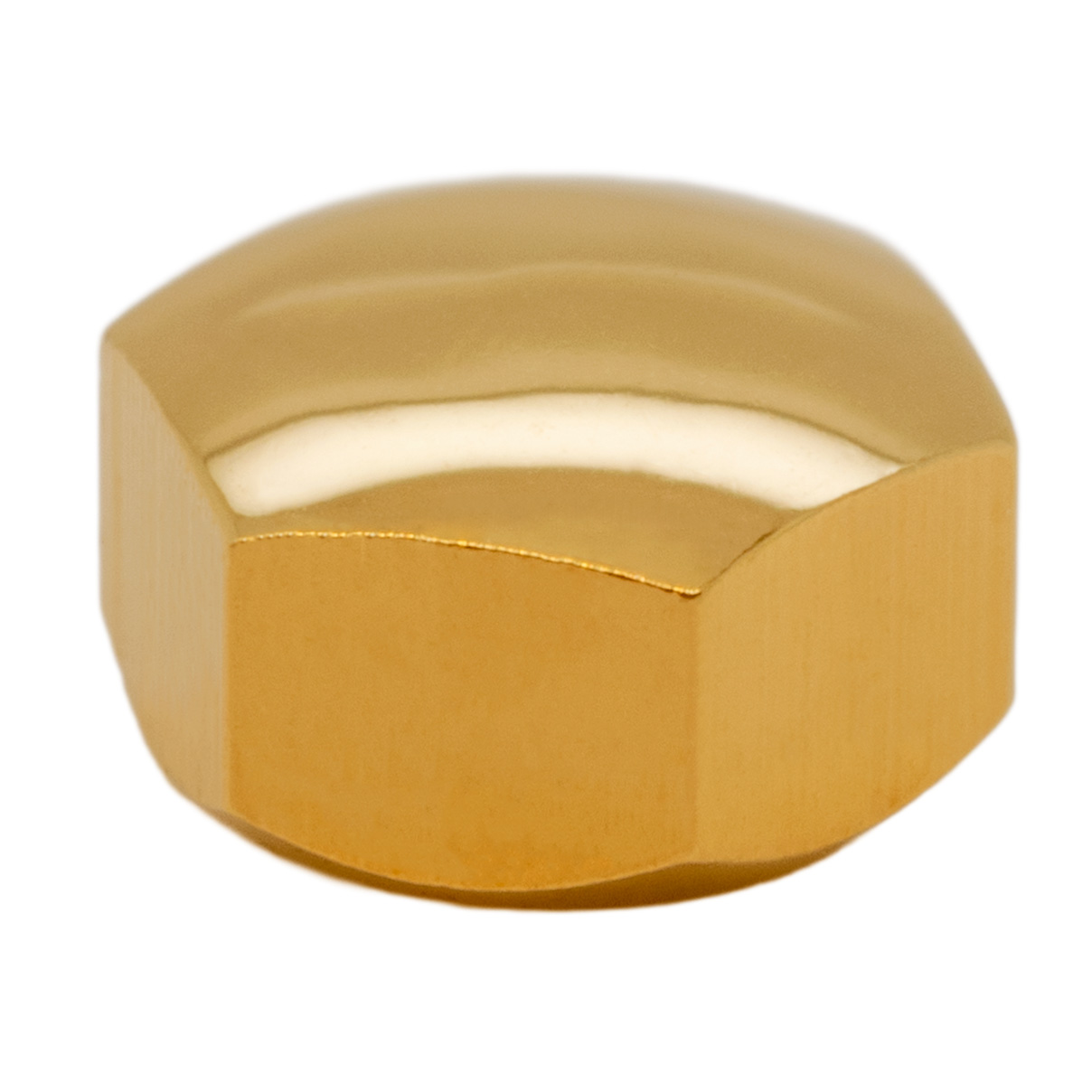 Couronne Hexagonal 919 H, antipoussiere, 3 microns jaune, Ø 3,0, filetage 0,9