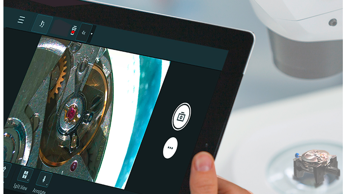 Zeiss Labscope pour Windows, logiciel de microscopie numérique pour l'utilisation dans la formation
numérique ou pour la documentation des états d'objets