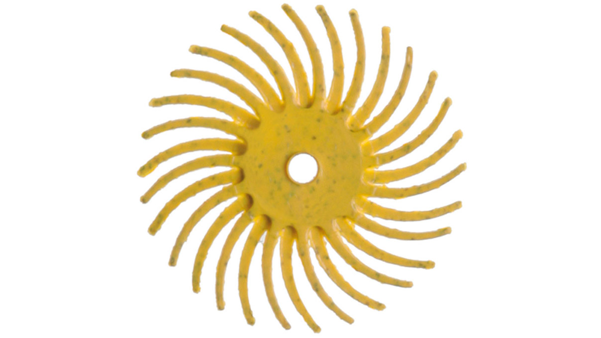 Habras disque de polissage, jaune, grossier, Ø 19 mm