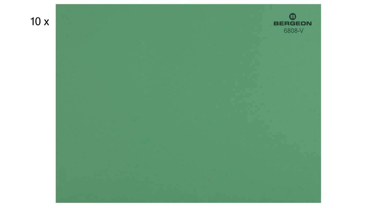 Bergeon 6808-V-10 sous-mains, autocollant, fin, vert,  0,6 x 320 x 240 x mm