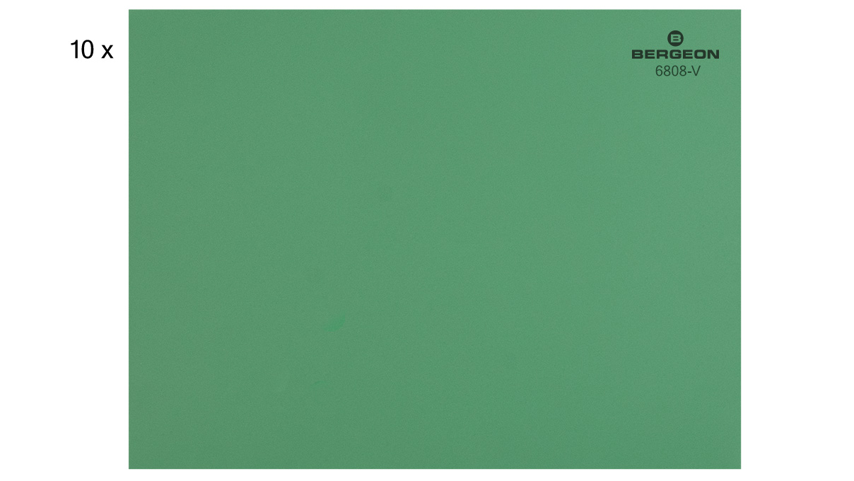 Bergeon 6808-V-10 sous-mains, autocollant, fin, vert,  0,6 x 320 x 240 x mm