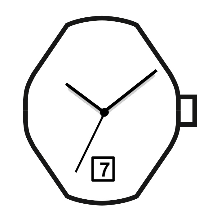 Mvt. Miyota 9T13 6 3/4 x 8''' DATE6 SC Quartz (321 | SR616)