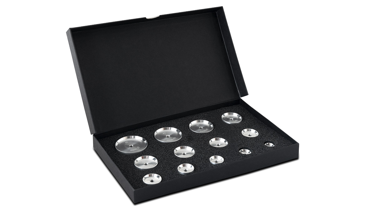 Bergeon 5500-J Jeu de 13 tasseaux réversibles, duraluminium