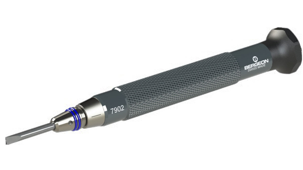 Bergeon 7902 jeu de tournevis, adaptateur rapide, 5 pièces
